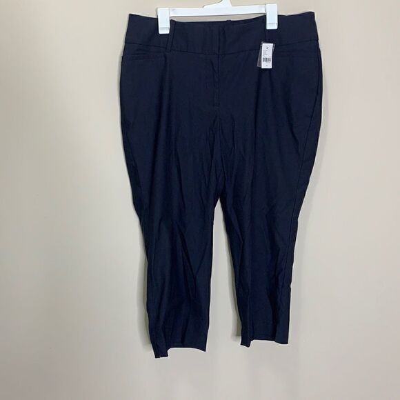 Lane Bryant work capris navy blue size 18 NWT (c1) - Picture 1 of 5